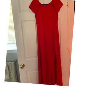 NWOT maxi red dress